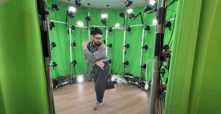 体幹がブレてバランスを崩すK氏