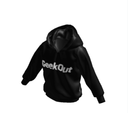 GeekOut社がRoblox上で販売しているパーカー